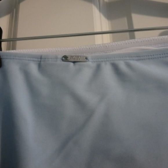 NWT DKNY Ombre Blue Strapless One Piece Swimsuit - Picture 8 of 14